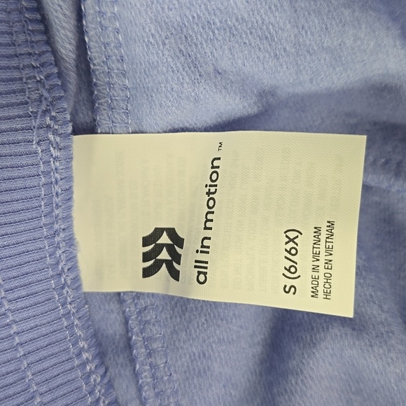 Girls' Cozy Soft Fleece Jogger | All in Motion | Small (6/6X) - Picture 7 of 11